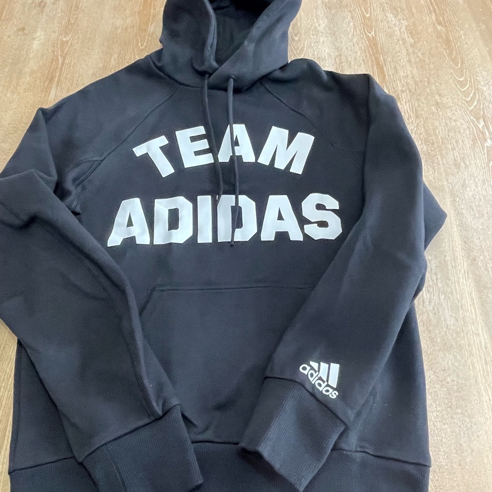 Adidas Black Sweatshirt Pullover Hoodie